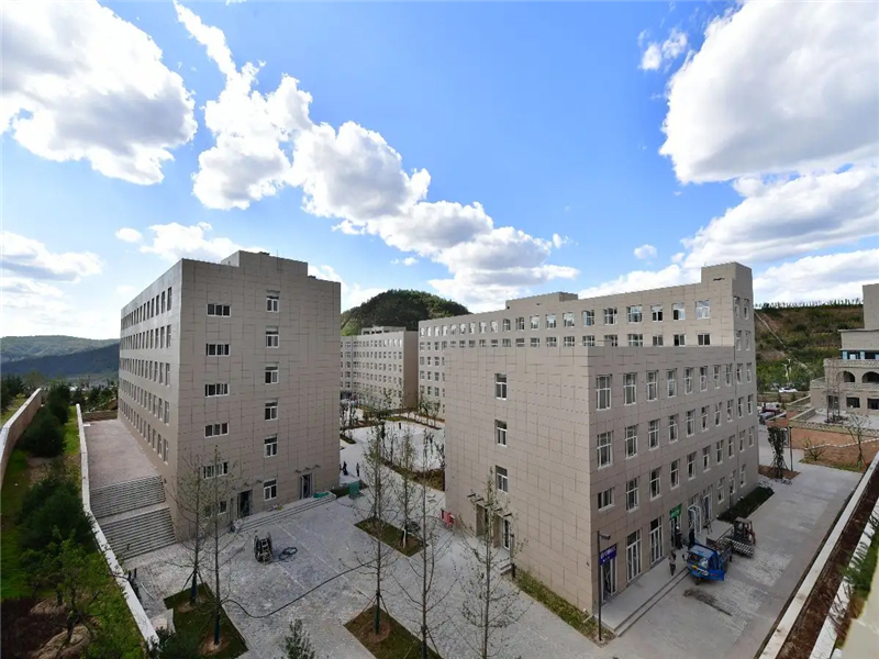 陜西延安大學(xué)新建宿舍樓-巖棉插絲巖棉